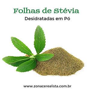 Folhas de Stévia Desidratadas em Pó: Adoçante 100% Natural