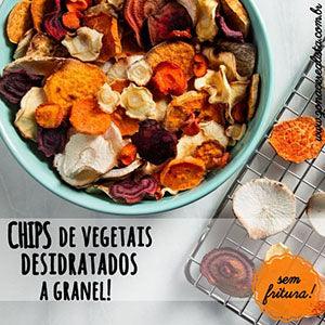 Chips de Vegetais Desidratados