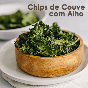 Chips de Couve com Alho #caseiro - Zona Cerealista Online