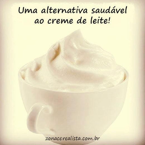 UM SUBSTITUTO SAUDÁVEL AO CREME DE LEITE! - Zona Cerealista Online