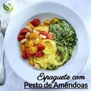 espaguete com pesto