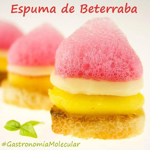 ESPUMA DE BETERRABA – GASTRONOMIA MOLECULAR - Zona Cerealista Online