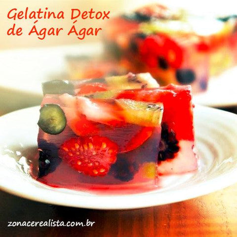 GELATINA DETOX DE ÁGAR-ÁGAR: MAIS POTENTE QUE AS GELATINAS TRADICIONAIS - Zona Cerealista Online