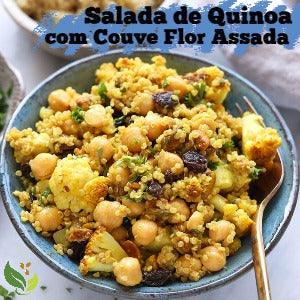 Salada de Quinoa com Couve Flor Assada - Zona Cerealista Online