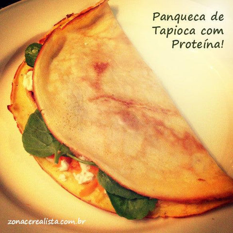 PANQUECA DE TAPIOCA COM PROTEÍNA! - Zona Cerealista Online