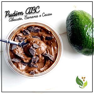 Pudim ABC - Abacate, Banana e Chocolate - Zona Cerealista Online