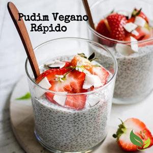 pudim vegano rápido