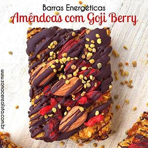 Barras Energéticas de Amêndoas com Goji Berry