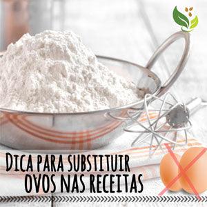 substituir ovos nas receitas