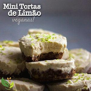 Mini Tortas de Limão Veganas - Zona Cerealista Online