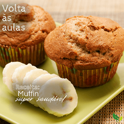 Receita de Muffin Super Saudável - Zona Cerealista Online