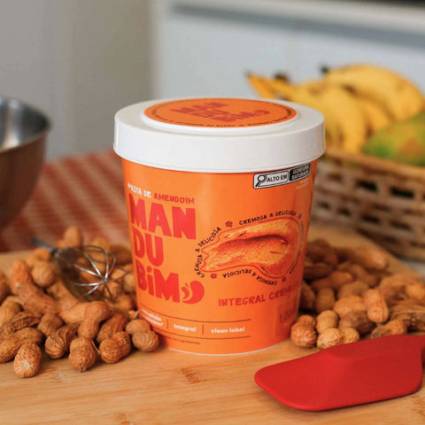 Pasta de Amendoim Integral Mandubim (1Kg)