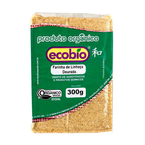 Farinha de Linhaça Dourada Orgânica Ecobio 300g