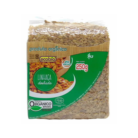 Semente de Linhaça Dourada Orgânica Ecobio 250g