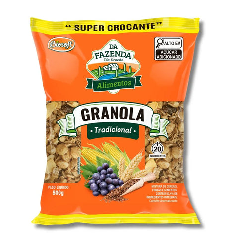 Granola Crocante Tradicional Biosoft 500g