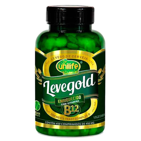 Levegold + Vitamina B12 Unilife 450 Comprimidos