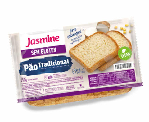 Pão Sem Glúten Tradicional Jasmine 350g