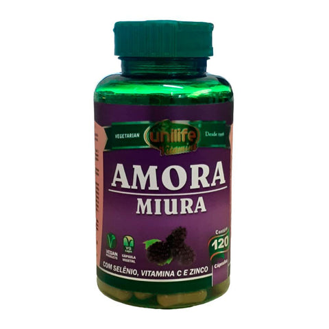 Amora Miura Com Vitaminas - Unilife - 120 Cápsulas