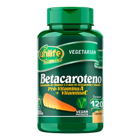 Betacaroteno - Unilife - 120 Cápsulas