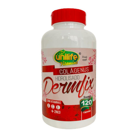 Colágeno Hidrolisado Dermfix Com Vitaminas Unilife 120 Caps
