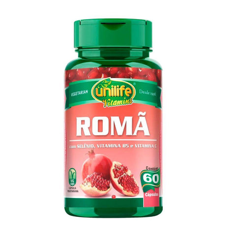  Romã Vitaminas e Minerais Unilife 60 Caps
