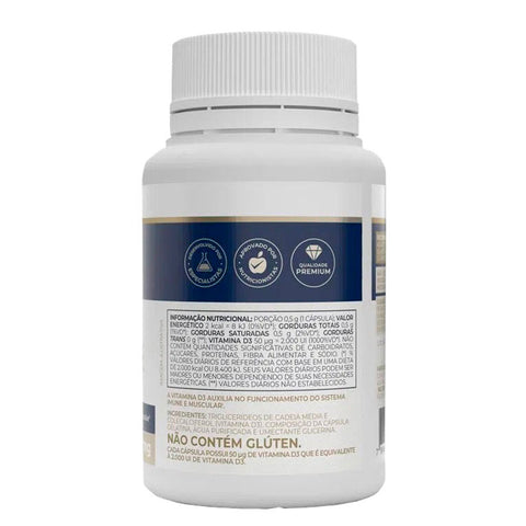Vitamina D3 2.000 Ui - Vitafor - 60 Cápsulas