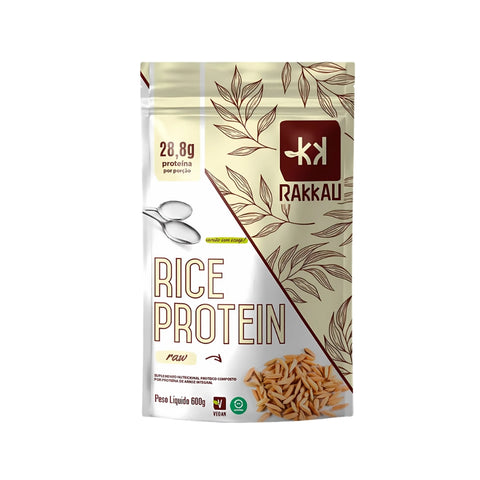 Proteína Concentrada De Arroz Rice Protein Raw Rakkau 600g