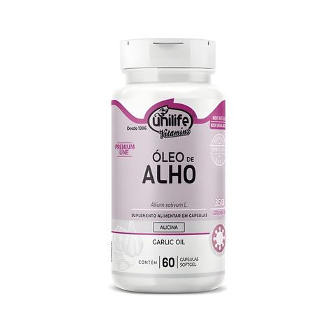 Óleo De Alho Unilife 60 Cápsulas