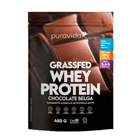 Grassfed Whey Protein Chocolate Belga Puravida 450g