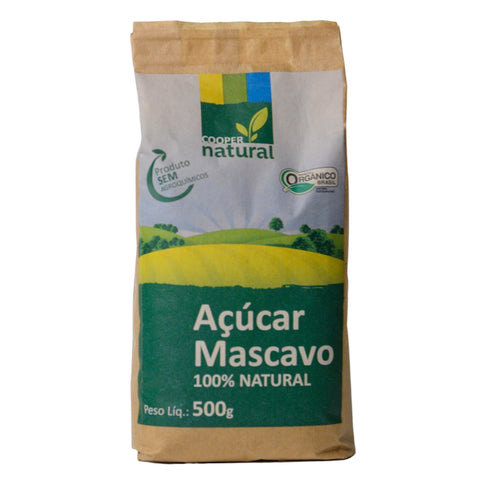 Açúcar Mascavo Orgânico Coopernatural 500g