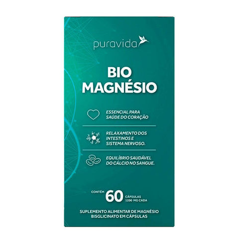 Bio Magnésio Puravida  60 Cápsulas