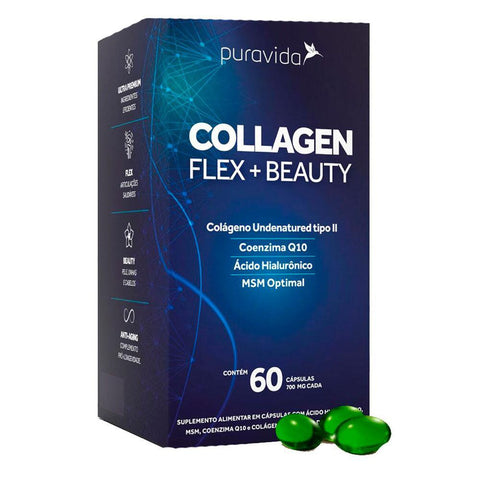 Collagen Flex Beauty Puravida 60 Cápsulas