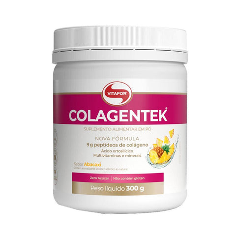 Colágeno Colagentek Sabor Abacaxi Vitafor 300g
