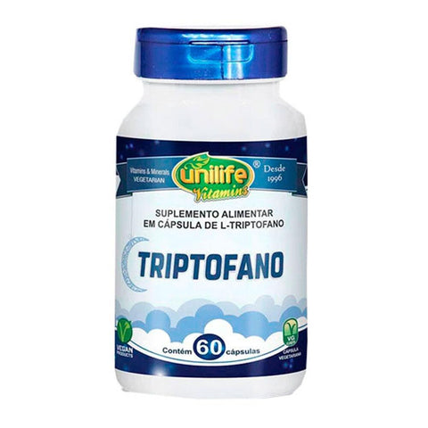 Aminoácido L-Triptofano Unilife 60 caps
