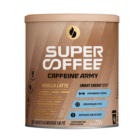 Supercoffee Vanilla Latte Caffeine Army 220g