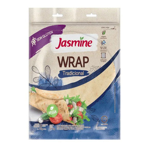 Wrap Tradicional Sem Glúten Jasmine 240g