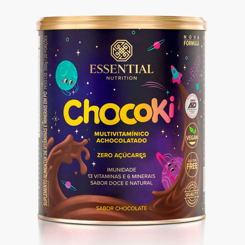 Achocolatado Polivitamínico Chocoki Essential Nutrition 300g