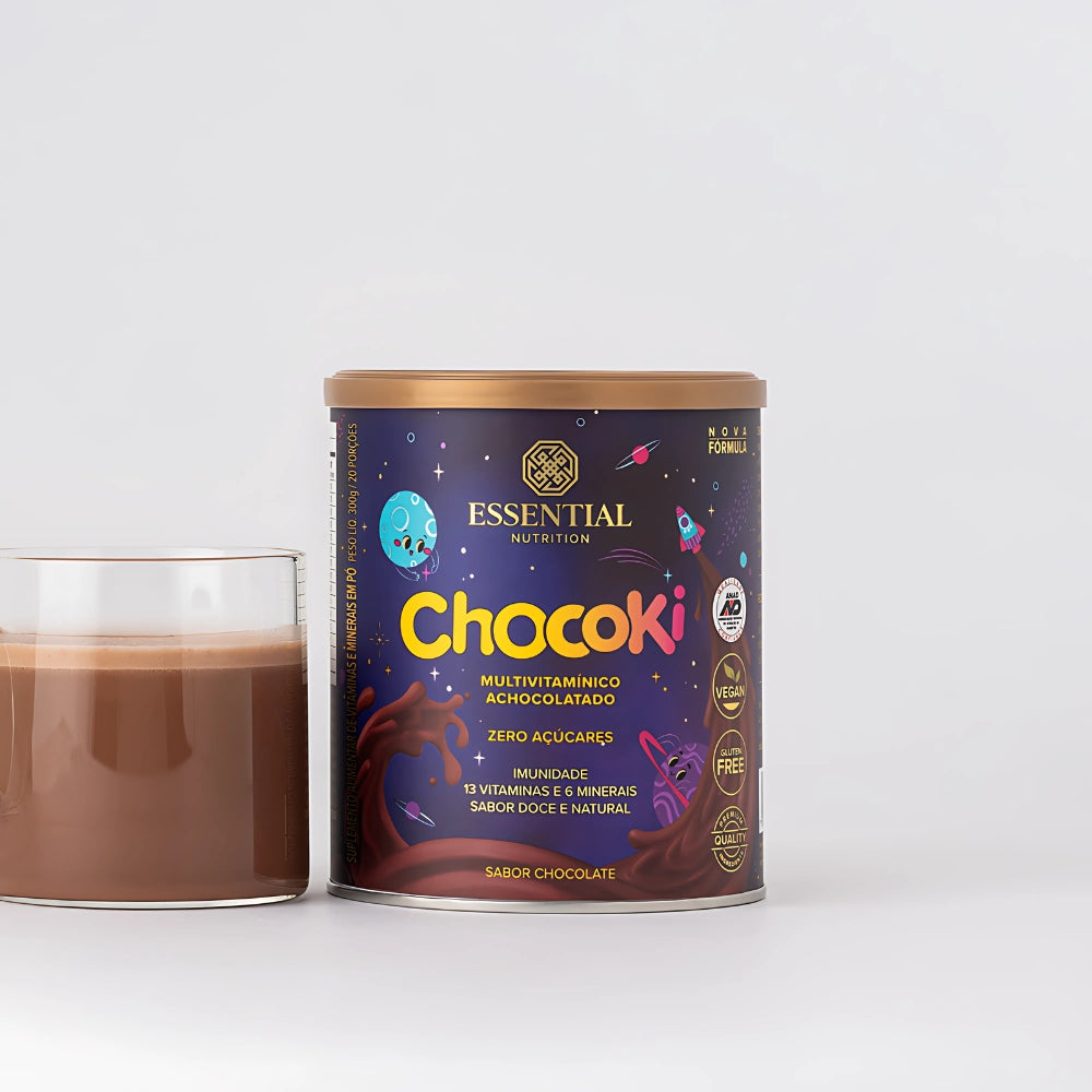 Achocolatado Polivitamínico Chocoki Essential Nutrition 300g