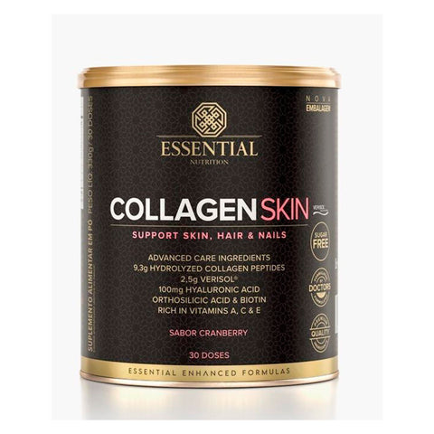 Colágeno Collagen Skin Cranberry Essential Nutrition 330g