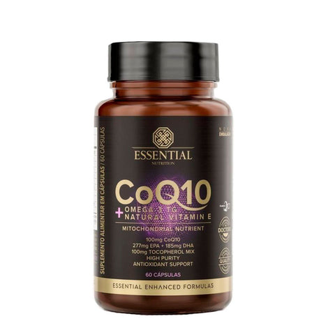 Coenzima Q10 COQ10 Essential Nutrition 60caps - Zona Cerealista Online