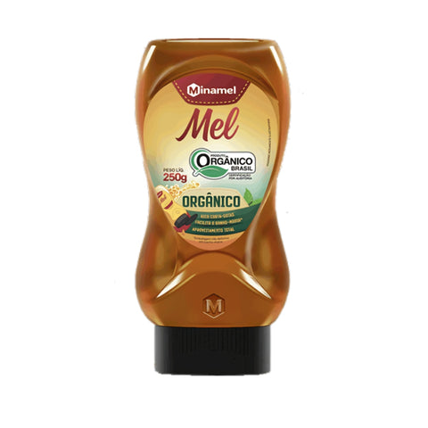 Mel Orgânico Minamel Com Bico Corta Gotas 250g