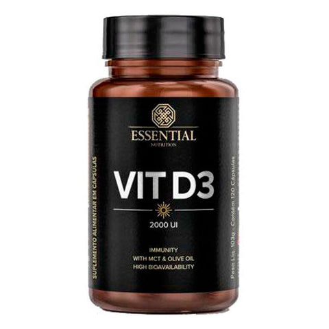 Vitamina D VIT D3 Essential Nutrition 120 caps