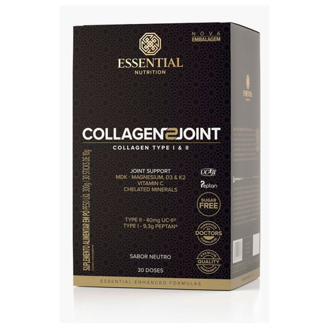 Colágeno Collagen 2 Joint Neutro Essential Nutrition (Cx c/30 un de 10g)