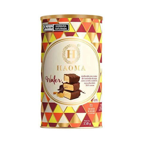 Lata de Wafer Creme de Castanha de Caju Haoma 150g