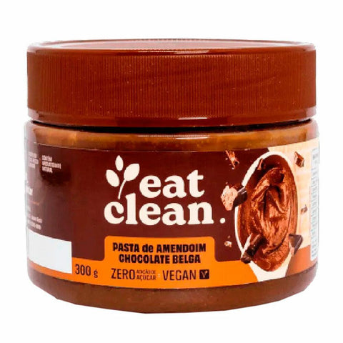 Pasta de Amendoim Chocolate Belga Eat Clean 300g