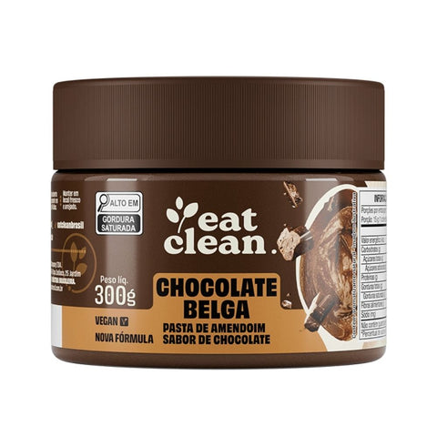 Pasta de Amendoim Chocolate Belga Eat Clean 300g