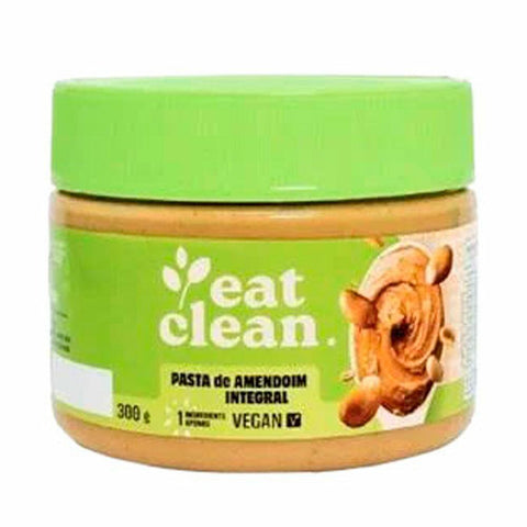 Pasta de Amendoim Integral Protein Vegan Eat Clean 300g