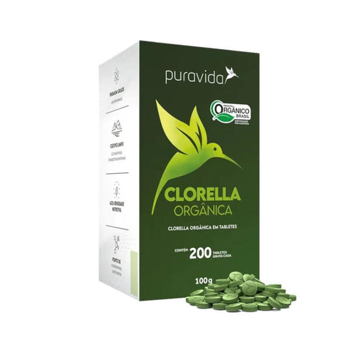 Clorella Premium Puravida 100g (200 Tabletes)