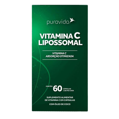 Vitamina C Lipossomal Puravida 60 caps