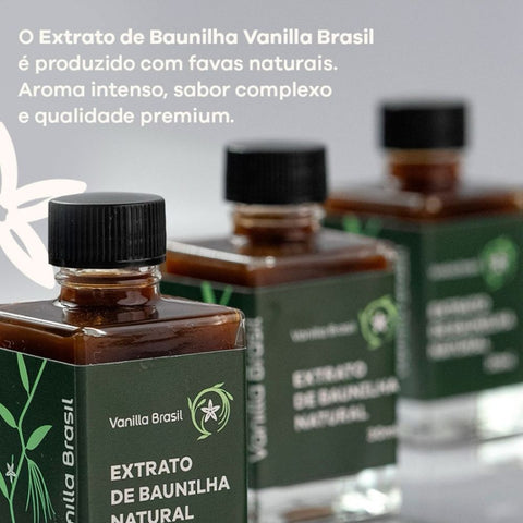 Extrato de Baunilha Natural Vanilla Brasil 30ml